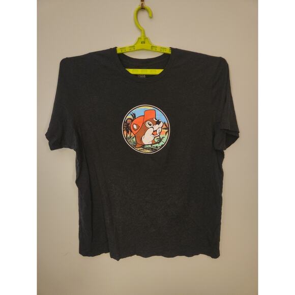 Buc-ees Tshirt Mens 2XL XXL Black Short Sleeve Crew Neck Tee Shirt VW Beetle - Picture 4 of 12